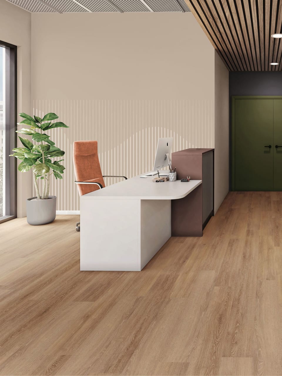 Muted Oak: Commercial LVT Flooring from the Amtico Spacia Collection